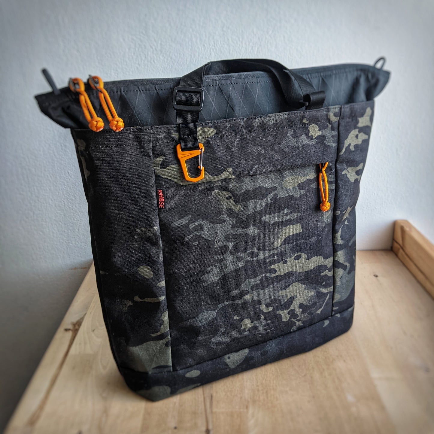 DRAG MultiCam Black/Orange - tote bag